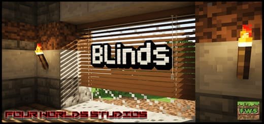 Mod: Blinds [1.21+] Minecraft PE / Bedrock [xfgiven_vers]