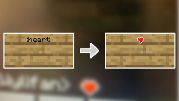 Emojis and Smileys on signs Minecraft PE / Bedrock [xfgiven_vers]