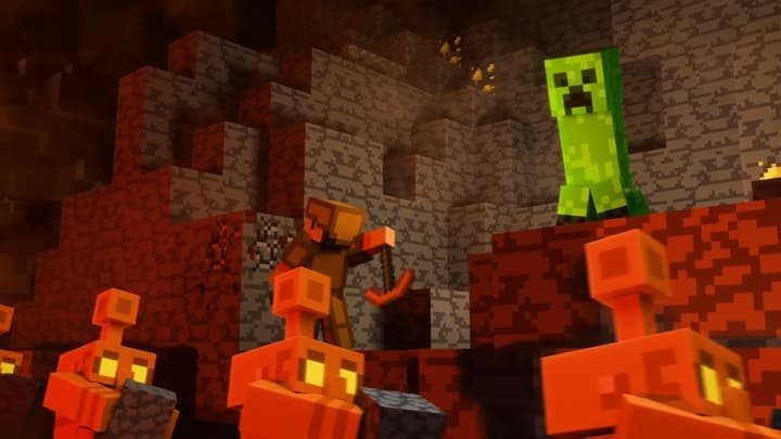 Copper tools and armor in Minecraft Bedrock