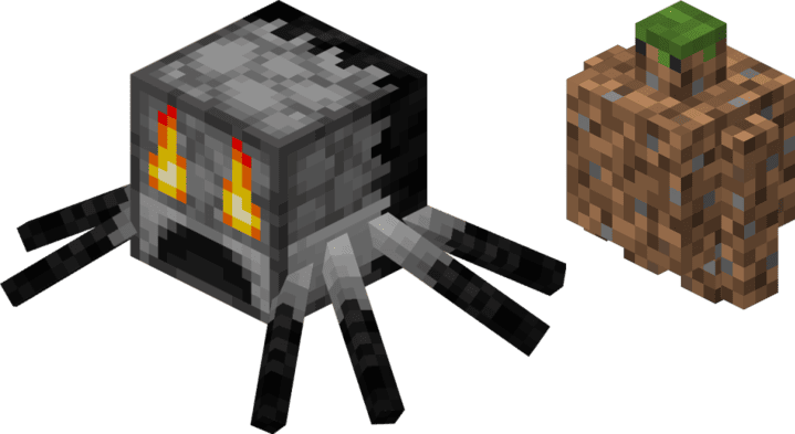 Coal and Dirt Golems in Minecraft PE (Bedrock)