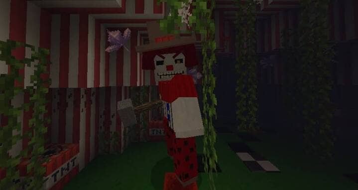 Circus location example in Minecraft PE (Bedrock)