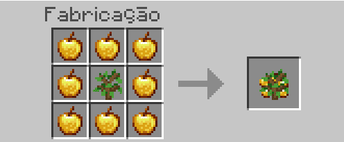 Crafting apple tree saplings in Minecraft PE (Bedrock)