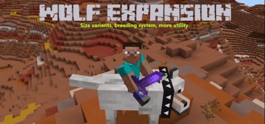 Mod: Big Wolf [1.21+] Minecraft PE / Bedrock [xfgiven_vers]