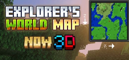 Mod: 3D Map [1.21+] Minecraft PE / Bedrock [xfgiven_vers]
