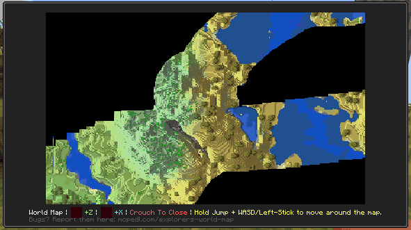 3D Map settings in Minecraft PE (Bedrock)
