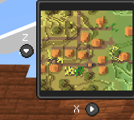 Миникарта из мода 3Д Карта в Майнкрафт ПЕ (Бедрок)