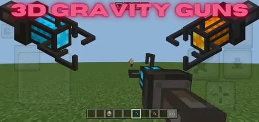 Mod: Gravity Cannon [1.21+] Minecraft PE / Bedrock [xfgiven_vers]