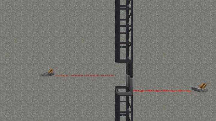 Transport station for players and mobs in Minecraft PE (Bedrock)