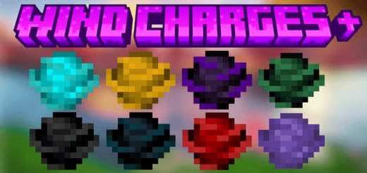 Mod: New wind charges [1.21+] Minecraft PE / Bedrock [xfgiven_vers]