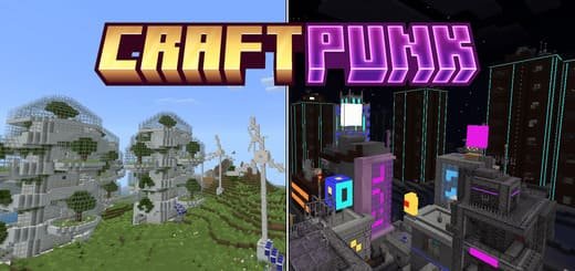 Mod: Craft Punk [1.21+] Minecraft PE / Bedrock [xfgiven_vers]
