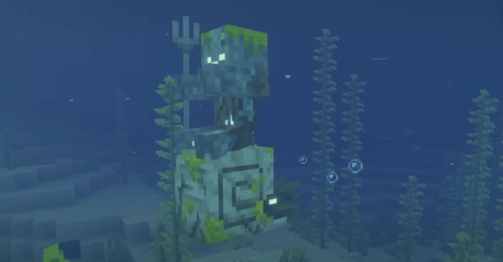 Zombie Nautilus in Minecraft PE (Bedrock)