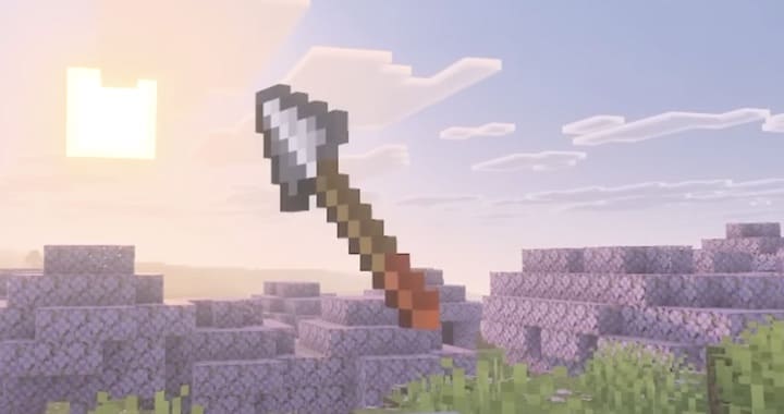 Spear in Minecraft PE (Bedrock)