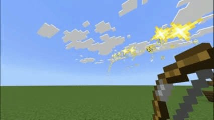 New particle effects from arrows in Minecraft PE (Bedrock)