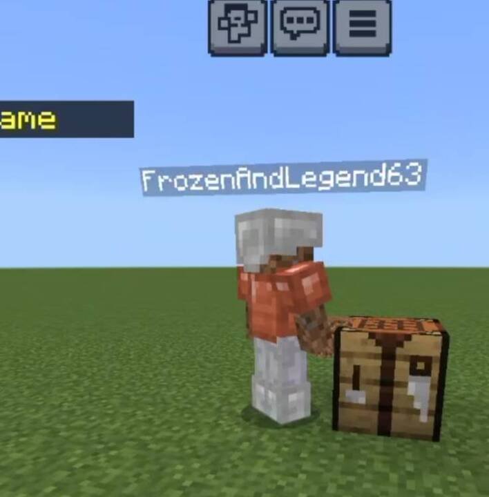 Crafting the Cursed Helmet in Minecraft PE (Bedrock)