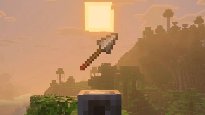 Spear in Minecraft