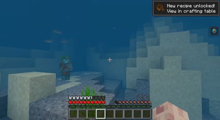 Сет призмариновой брони из мода Каменная броня для Майнкрафт ПЕ (Бедрок)