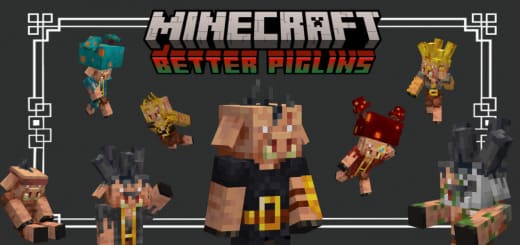 Resource pack: Enhanced Piglins [26+]