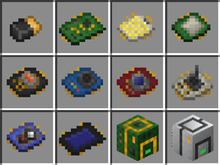 Электронные компоненты в моде Крафт Панк для Майнкрафт ПЕ (Бедрок)