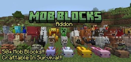 Mod: Mob Blocks [26+]